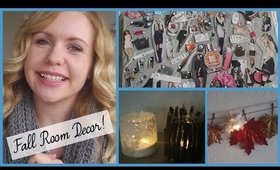 DIY Fall Room Decor Ideas - Tumblr and Pinterest Inspired