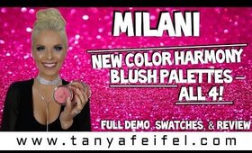 Milani | All Color Harmony Blush Palettes | Demo | Swatches | Review | Tanya Feifel-Rhodes