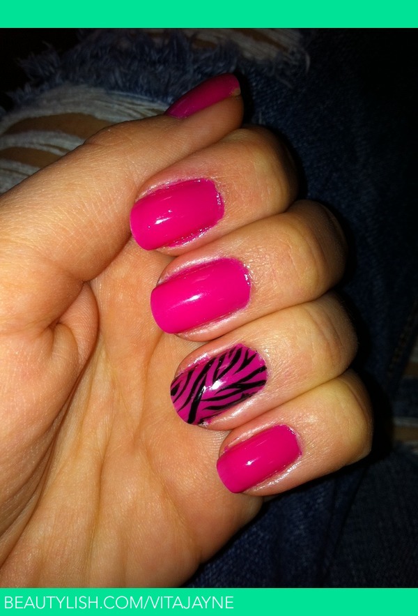 Hot Pink Zebra | Amy V.'s (vitajayne) Photo | Beautylish