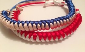 DIY Friendship Bracelet- HowTo Make a Snake Knot Bracelet