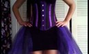 Purple underbust & tutu skirt