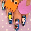 my pacman nails ^__^