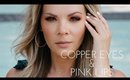 Copper Eyes & Pink Lips | KKW Beauty Palette