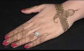 Indo Arabic Mehndi Henna Design :: Time lapse mehendi design