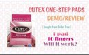 CUTEX One-Step Pads (bought at Dollar Tree) | Demo/Review | PrettyThingsRock