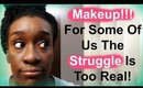 Makeup Non-Tutorial : Simple Beginner 10 Minute Everyday Makeup Look-Nappy Fu-lery