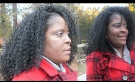 Flip over Method Wig with Curly Hair: Protective Style Tutorial