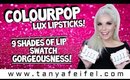 ColourPop Lux Lipsticks! | 9 Shades of Lip Swatch Gorgeousness! | Tanya Feifel-Rhodes