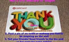 Win $15 Giftcard to Target!