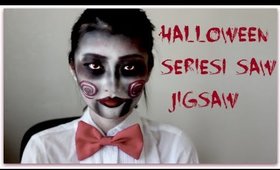 Halloween Series| Haunted SAW Jigsaw Makeup Tutorial