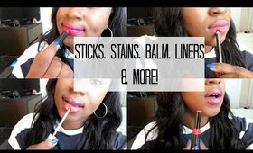 How to & All about:  Lip stains Lip liners Lipsticks | Favorites