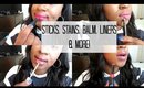 How to & All about:  Lip stains Lip liners Lipsticks | Favorites