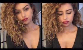 Tuto makeup contour, anti-cerne , highlight , cils volumineux, eye-liner.Mon maquillage NEDJMAONLINE