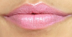 Revlon Colorburst Lipstick in "Baby Pink." I wish they hadn't discontinued these :(