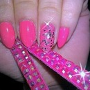 My first stiletto nails (my own nails)