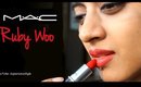 MAC Ruby Woo Lipstick ♥ My Favourite ♥ | SuperWowStyle