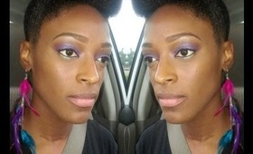 *150* Tutorial: Purple Feathers-TotalDivaRea