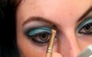 Tuto makeup turquoise Cutcrease