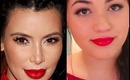 Kim Kardashian Inspired Prom Makeup Look