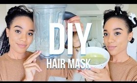 DIY Hair Mask For Hair Health + Heat Protection 🔥🙅🏾