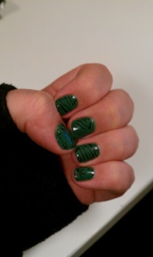 Julep's Emilie with some Konad (M57) on top.