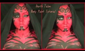 Darth Talon Body Paint Tutorial (NoBlandMakeup)