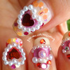 Bejeweled Lover 3D Nail Art