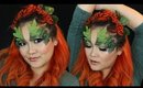 Poison Ivy Hair & Makeup Costume Look for Halloween