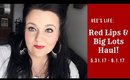 Red Lips & Big Lots Haul | MISSVERONYKA