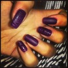 Nail art purple 