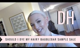 Daily Hayley | Should I Dye My Hair? BaubleBar Sample Sale in NYC