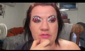 Hot Pink Zebra Eyes