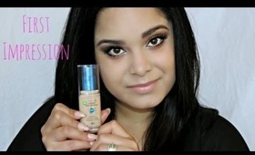 First Impression: CoverGirl OutLast Stay Fabulous 3 in 1 Foundation Review/Demo