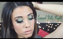 Casual Date Night Makeup | Green and Brown
