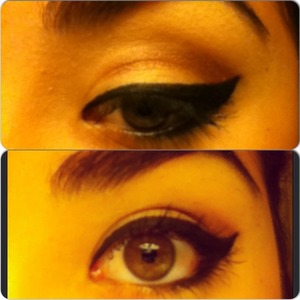 This look only took 3 minutes! Easy yet pretty!!