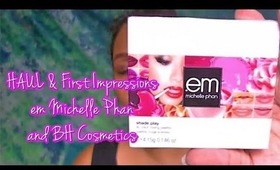 HAUL & First Impressions on em Michelle Phan, BH Cosmetics & more | Honey Kahoohanohano