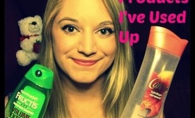 Products I've Used Up Summer 2013