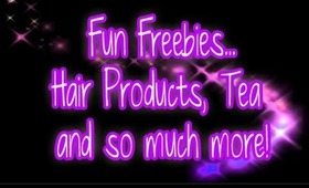 Fun Freebies: Hair products, tea samples and more