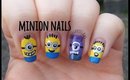 Simple Despicable Me 3 Minion & Evil Minion Nail Art Design Tutorial