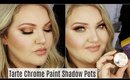TARTE CHROME PAINT SHADOW POTS | SWATCHES + LOOK