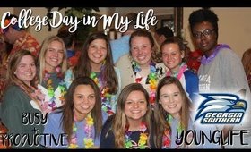 College Day in My Life: Busy + Productive, Classes, & YoungLife at Georgia Southern