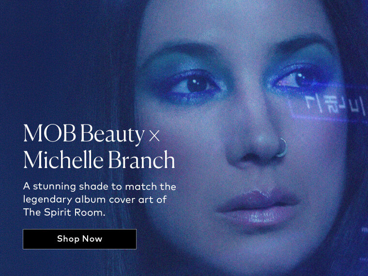 To celebrate 25 years of The Spirit Room, Michelle Branch joined the MOB Lab to create a rich blue shade inspired by the unforgettable skyline on her debut album cover. Shop the MOB Beauty x Michelle Branch collab here at Beautylish.com