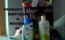 PRODUCT EMPTIES AND REVIEW #4