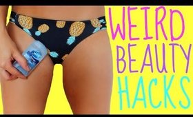 Weird Beauty Hacks Every Girl should KNOW!!