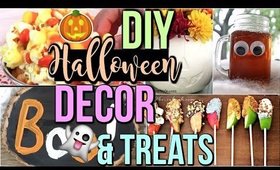 EASY & CHEAP DIY HALLOWEEN DECOR & TREATS