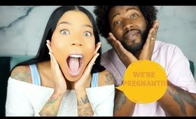 Finding out We're PREGNANT!!!!!! (Baby's Heart Beat + Bump)