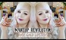 Makeup Revolution Rose Gold Lipstick | Lip Swatches