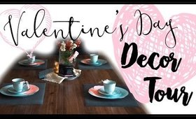 VALENTINE'S DAY HOME DECOR TOUR! VALENTINE'S DAY DECOR 2017!