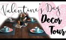 VALENTINE'S DAY HOME DECOR TOUR! VALENTINE'S DAY DECOR 2017!