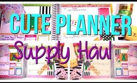 CUTE PLANNER SUPPLY HAUL 2016 (PoshLifeDiaries)